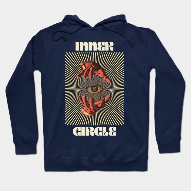 Hand Eyes Inner Circle Hoodie by Kiho Jise